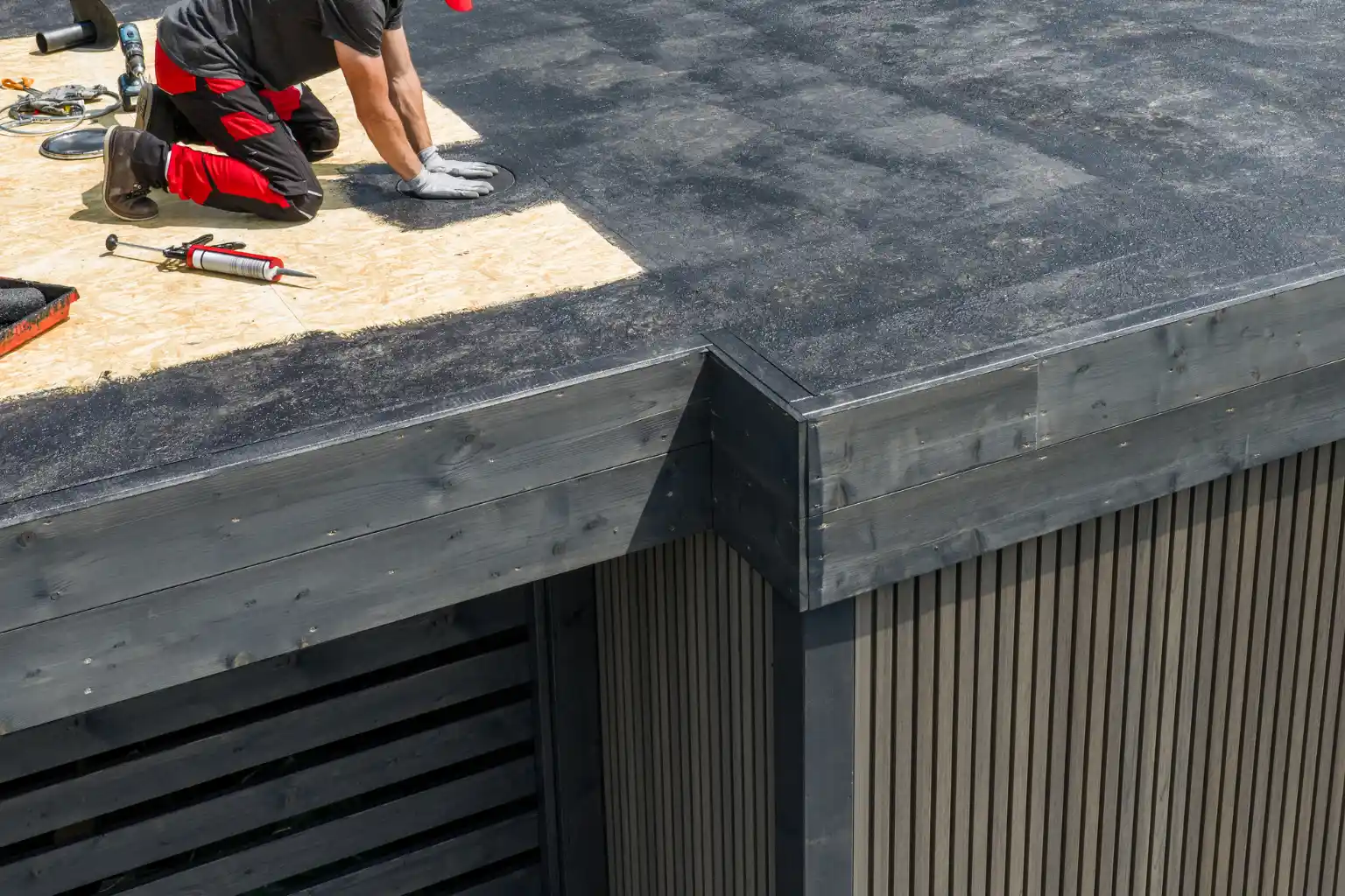 Toiture plate & EPDM